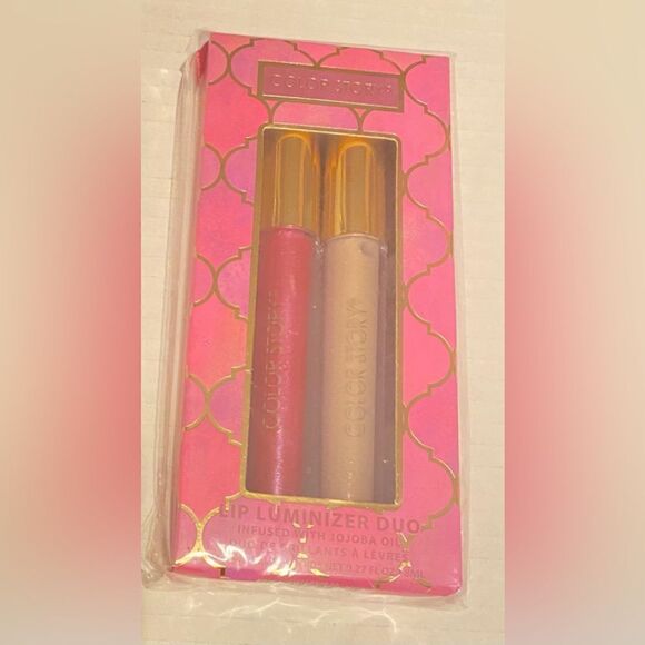 🛍️Color Story Lip Luminizer Duo Soft Pink  Lip 👄 Gloss o.2 7FL 🎀 - Picture 5 of 6